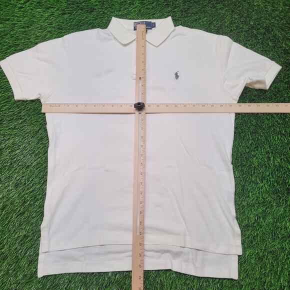VTG 90s Polo Ralph Lauren Shirt Mens L (Tagged S) Oversized Boxy Fit - Picture 3 of 7